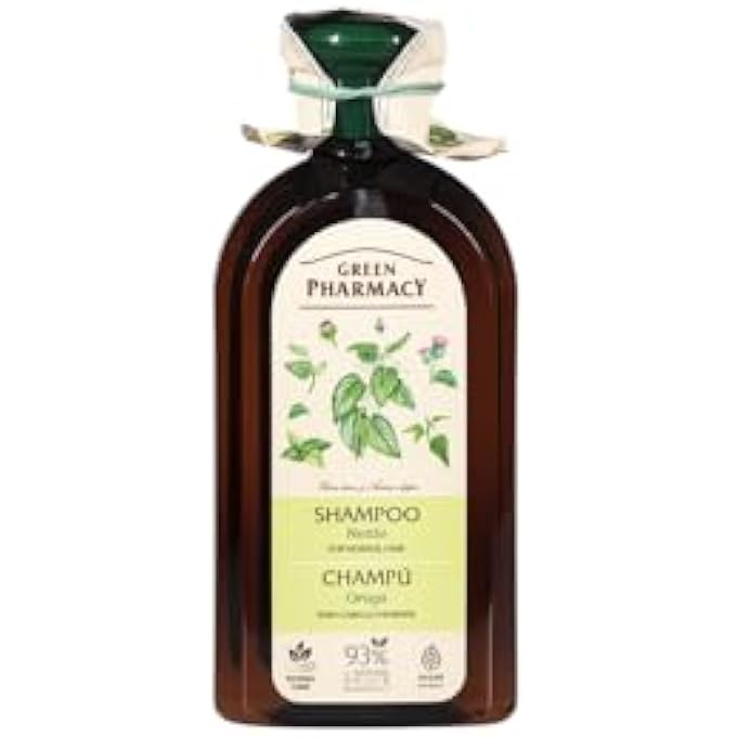 GREEN PHARMACY NETTLE EXTRACT VEGAN SHAMPOO FOR NORMAL HAIR 350ML - Image 1