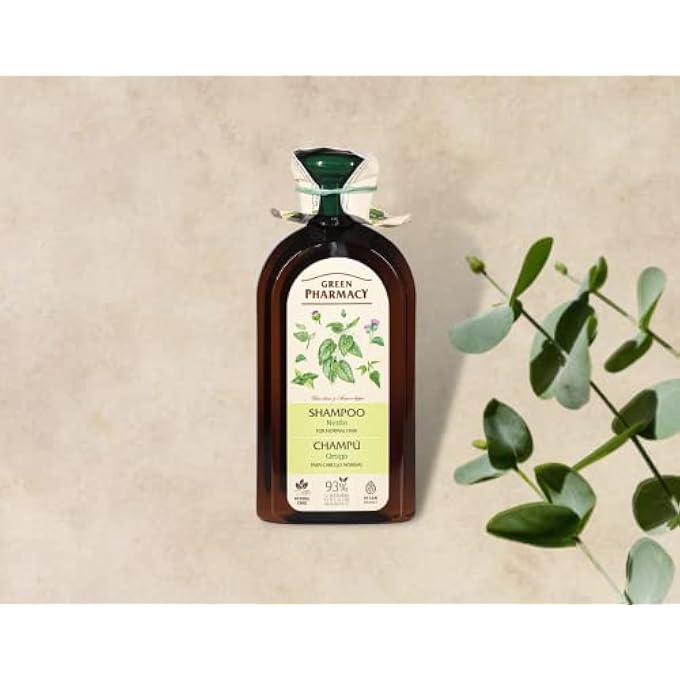 GREEN PHARMACY NETTLE EXTRACT VEGAN SHAMPOO FOR NORMAL HAIR 350ML - Image 2