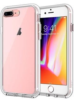 Case for iPhone 8 Plus and iPhone 7 Plus 5.5-Inch, Non-Yellowing Shockproof Phone Bumper Cover, Anti-Scratch Clear Back (Clear)