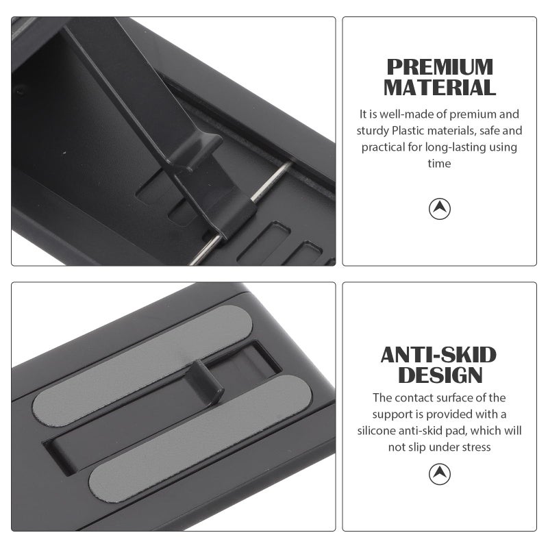 4Pcs Adjustable Folding Desktop Phone Stand Set Black Silver Rose Gold Tablet Holder - Image 4
