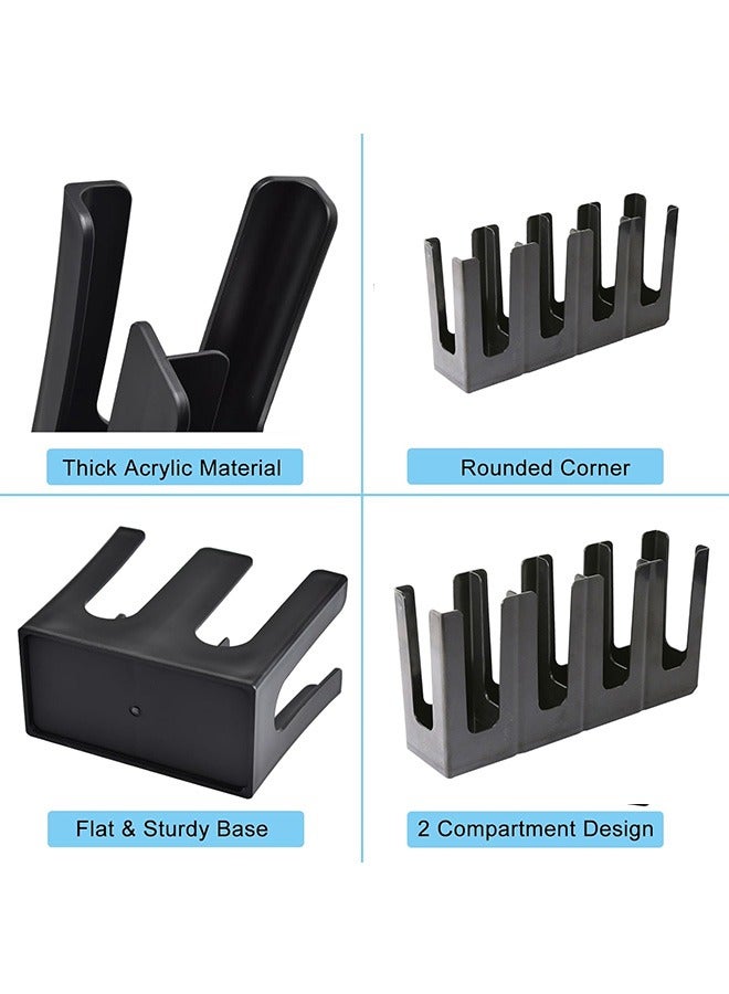 JCB CHIC Paper Cup and Lid Holder with Straw Organizer, Disposable Coffee Cup Dispenser for Countertop Coffee Station Bar Restaurant Breakroom - Image 4