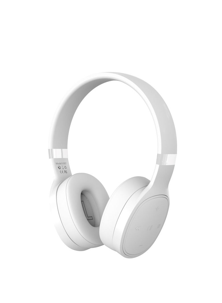 GULFLINK 500mah Bluetooth Wireless Headphones for Teens Adults White - Image 1
