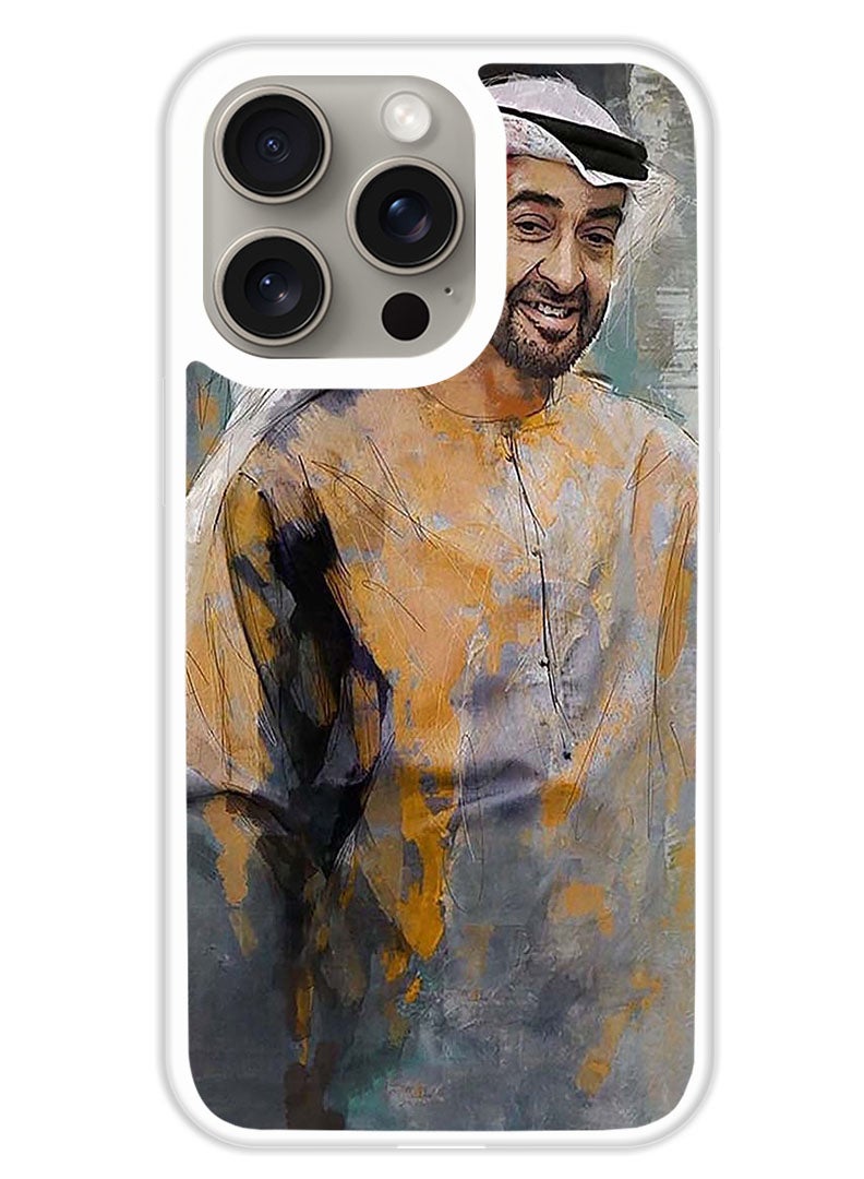 Theodor Protective Case Cover For APPLE IPHONE 15 Pro Mbz (White Bumper) - Image 1