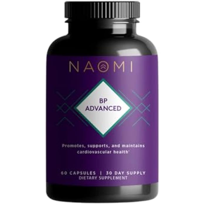 NAOMI BP Advanced - Olive Leaf Extract & Vitamin K2 for Healthy Blood Pressure & Arterial Flexibility Already in Normal Range - Patented Benolea® 1000mg + K2Vital® 180mcg, Vegan, 30-Day Supply - Image 1