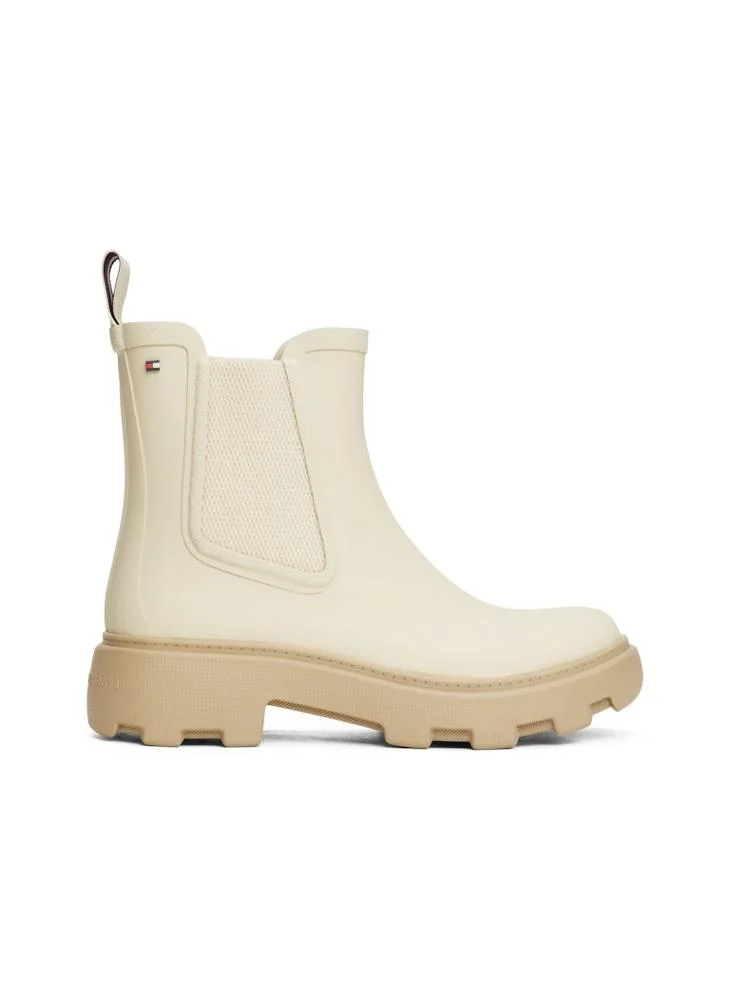 تومي هيلفيغر Rubber Flag Cleated Rain boots