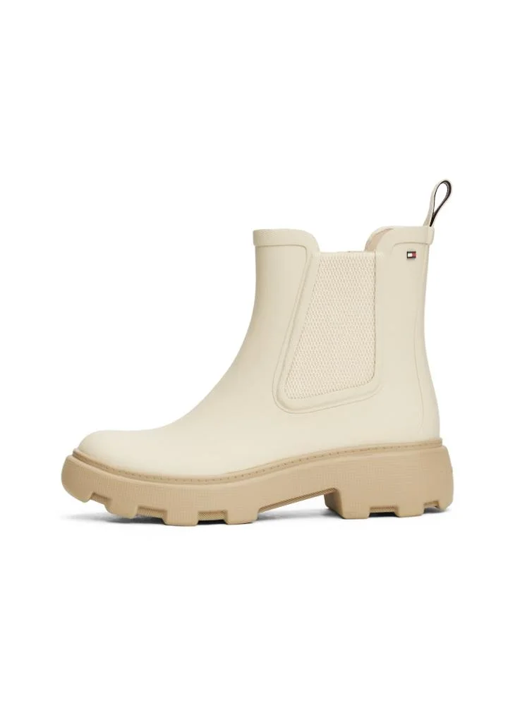 تومي هيلفيغر Rubber Flag Cleated Rain boots