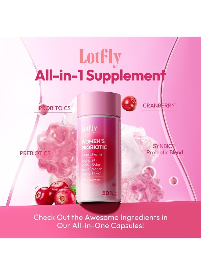 LOTFLY كبسولات بروبيوتيك للنساء لصحة المهبل - Image 2