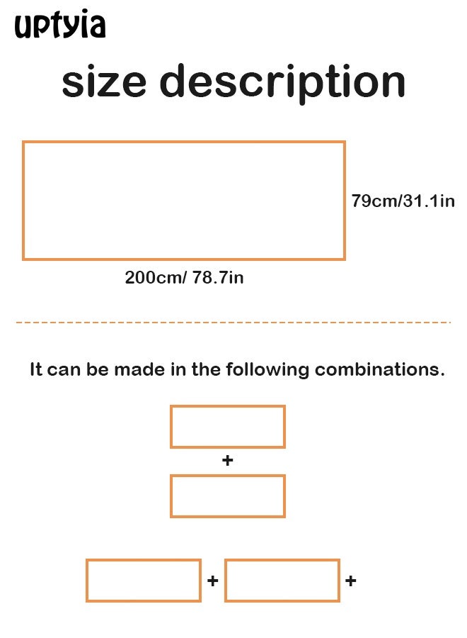 Uptyia Baby Safety Stair Railing Net Banister Guard Durable Child Proofing Stairs Rail Safety Net Children's Outdoor Balcony and Indoor Railing Protective Mesh, No Drilling For Dog Cat Window，75cm*200m. (Multicolored) - Image 5