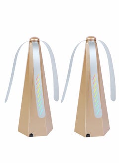 KASTWAVE Fly Repellent Fan, Portable Picnic Table Fan, Outdoor Bug Fan Repellent for Indoor Outdoor Keep Flies Away from Your Food and Your Family ( 2 Pcs )  - Image 1