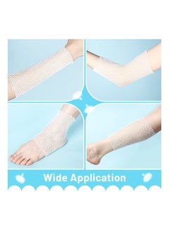 Fix Net Tubular Bandage Elastic Net Wound Dressing Tubular Elastic Gauze Bandage Breathable Bandage Retainer Stretch Tube Bandages for Wrist Forearm Elbow, 10.9 Yard