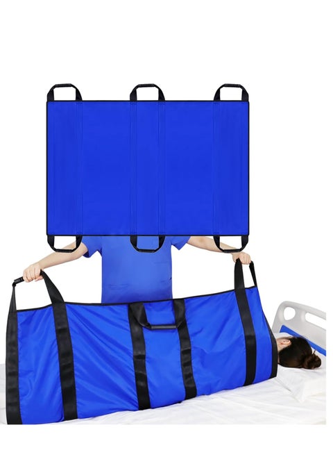 Reusable  Multipurpose Transfer Sheet with Reinforced Handles Soft  Washable  Positioning Bed Pad for Turning Lifting  Moving and Repositioning for Disable
