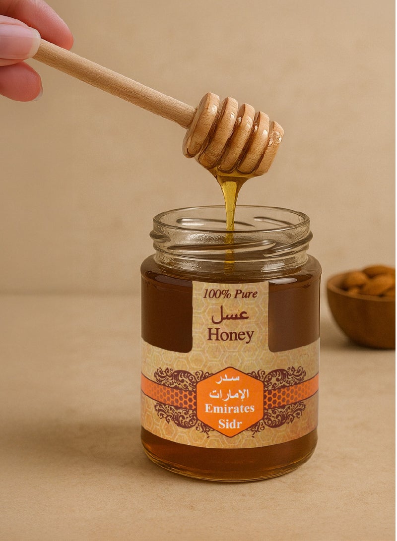 Al Malaky Royal Natural Pure Raw Emirates Sider Honey 400g - Image 2