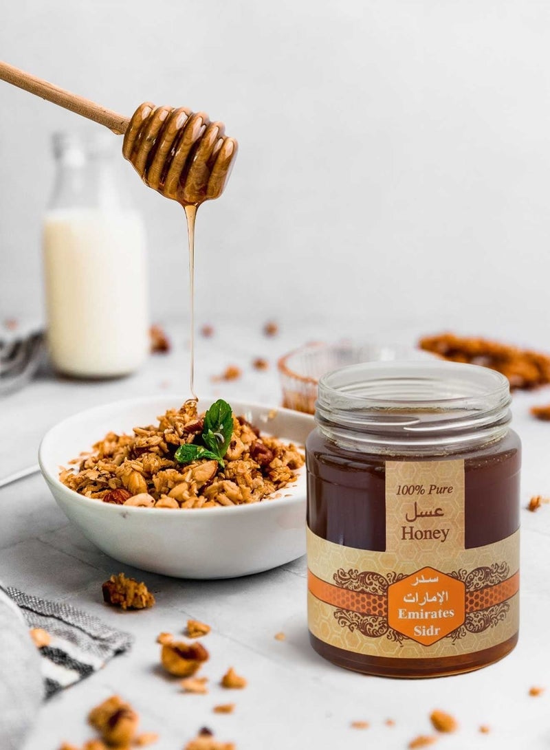 Al Malaky Royal Natural Pure Raw Emirates Sider Honey 400g - Image 5