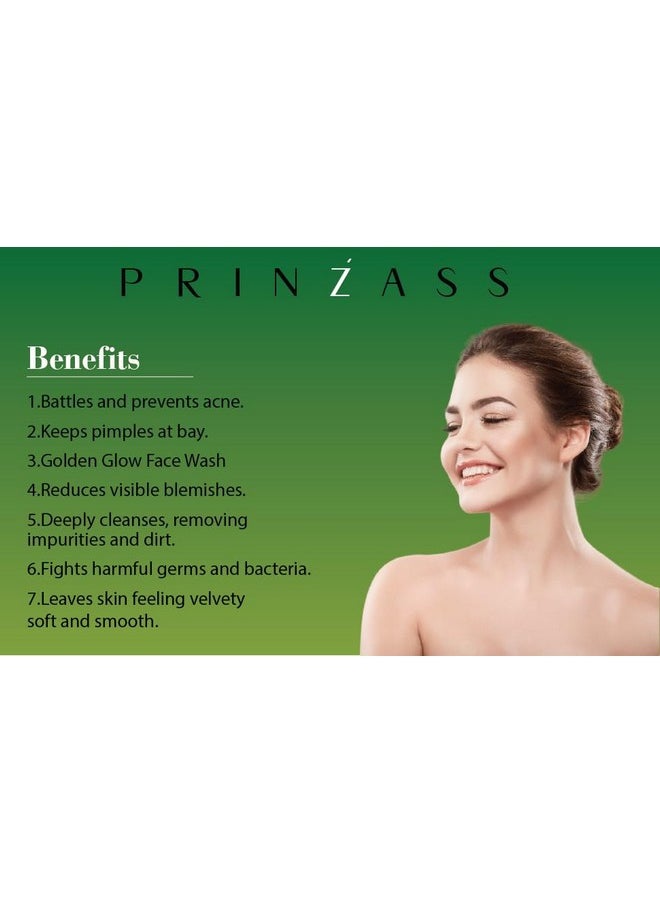 Prinzass The Handmade Cosmetics - Prinzass Herbals Purifying Aloe Neem Face Wash | Face Wash with Ayurvedic Neem, Aloe-Vera and Tulsi | Pimple Control Face Wash | Suitable for All Skin Types | 100ML - Image 1