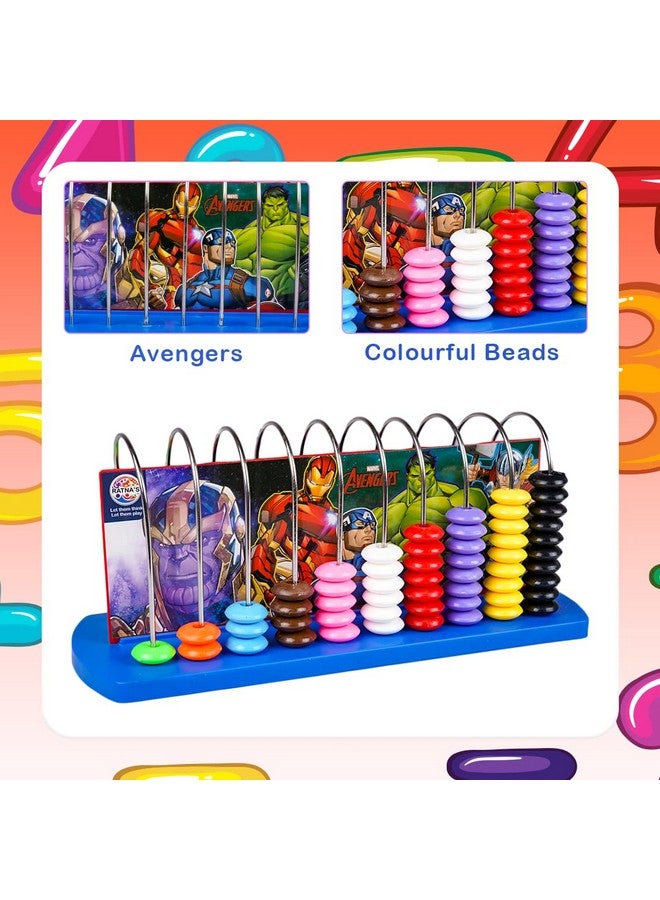 Ratna's Educational Abacus Senior Math's Learning Early Educational Kit Toy for Kids 3+ Years (Theme Avenger) - Image 2