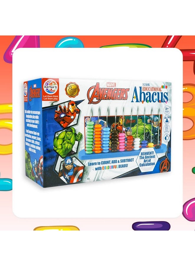 Ratna's Educational Abacus Senior Math's Learning Early Educational Kit Toy for Kids 3+ Years (Theme Avenger) - Image 5