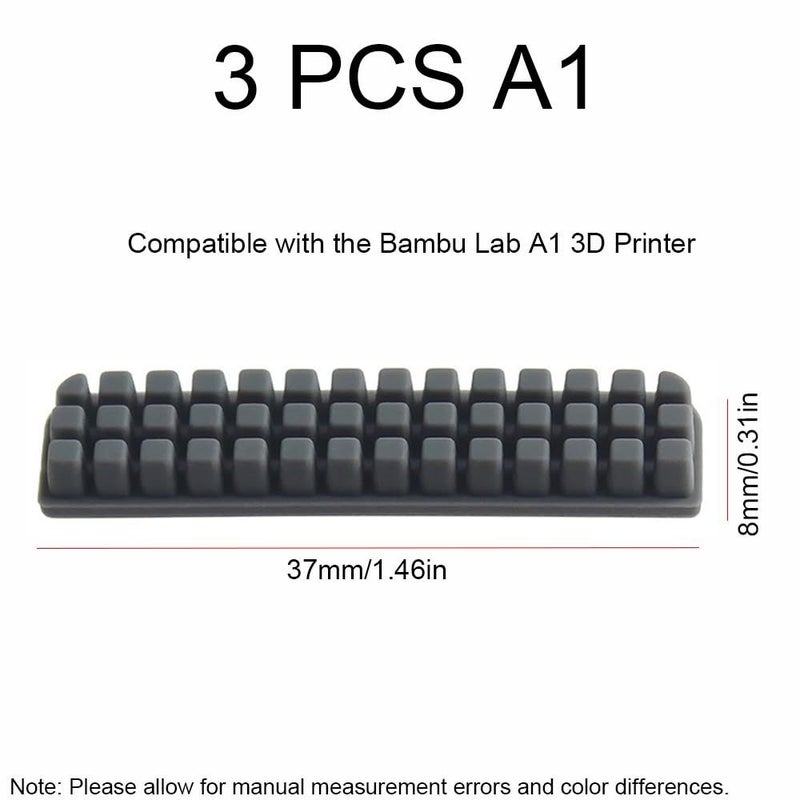 3D Printer Nozzle Cleaning Brush Kit 3 PCS Heat Resistant Adhesive Mounted for A1 and A1 Mini - Image 3