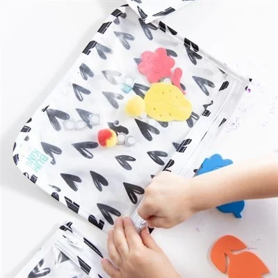 BUMKiNs Transparent Travel Bag - Hearts