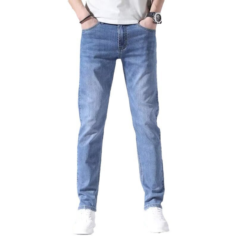 Unisex Classic Denim Jeans Loose Fit Daily Outdoor Wear - Image 4