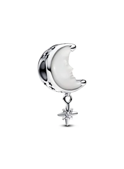 PANDORA Moon &amp; North Star Charm
