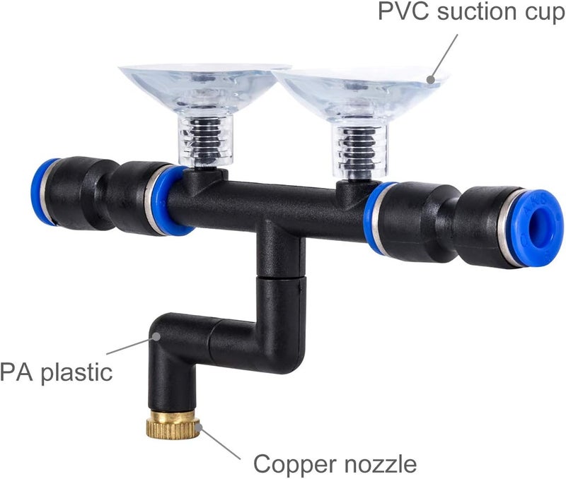 REPTIZOO 4 Pieces Spray Nozzles Adjustable Fine Misting Water for Reptiles - Image 3