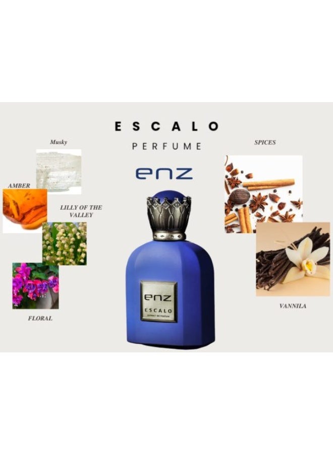 ESCALO ENZ 80 ml, Extrait de Parfum, Unisex Fragrance with Musk, Amber, Floral Notes - Image 5