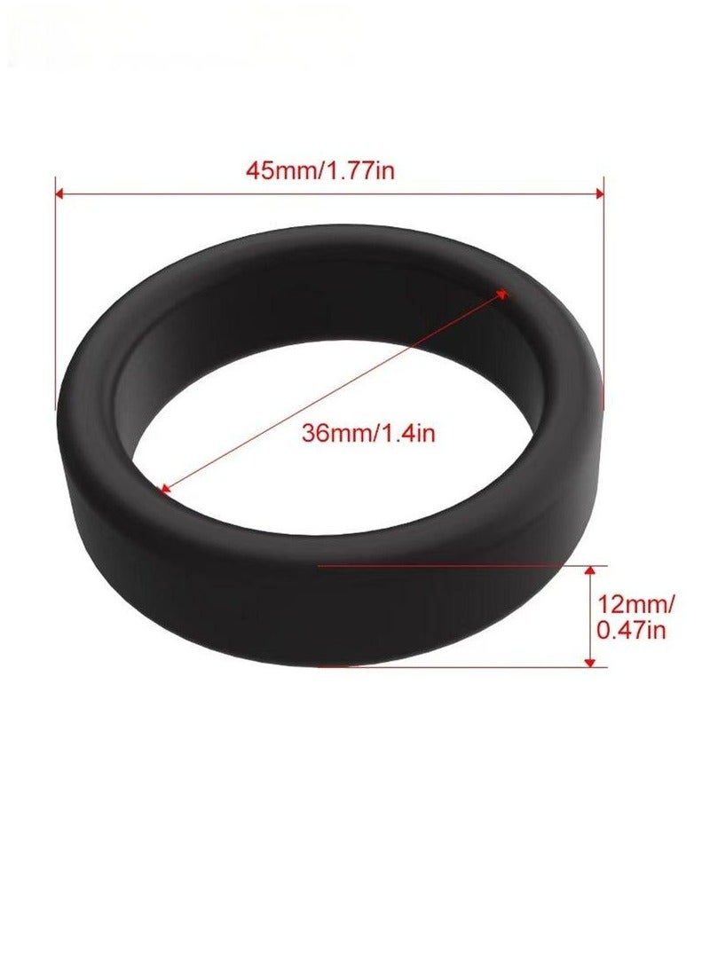 In Air 3 PCS Silicone Ring Men Sports Ring,Sports Accessories  - Image 4