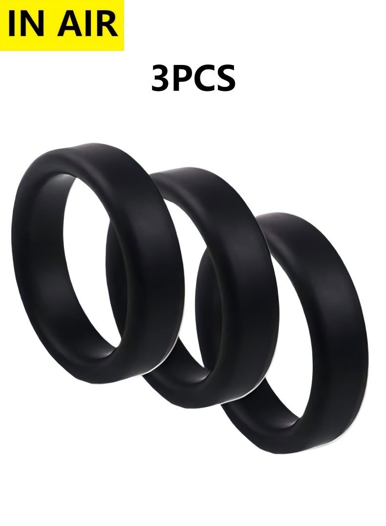 In Air 3 PCS Silicone Ring Men Sports Ring,Sports Accessories  - Image 1