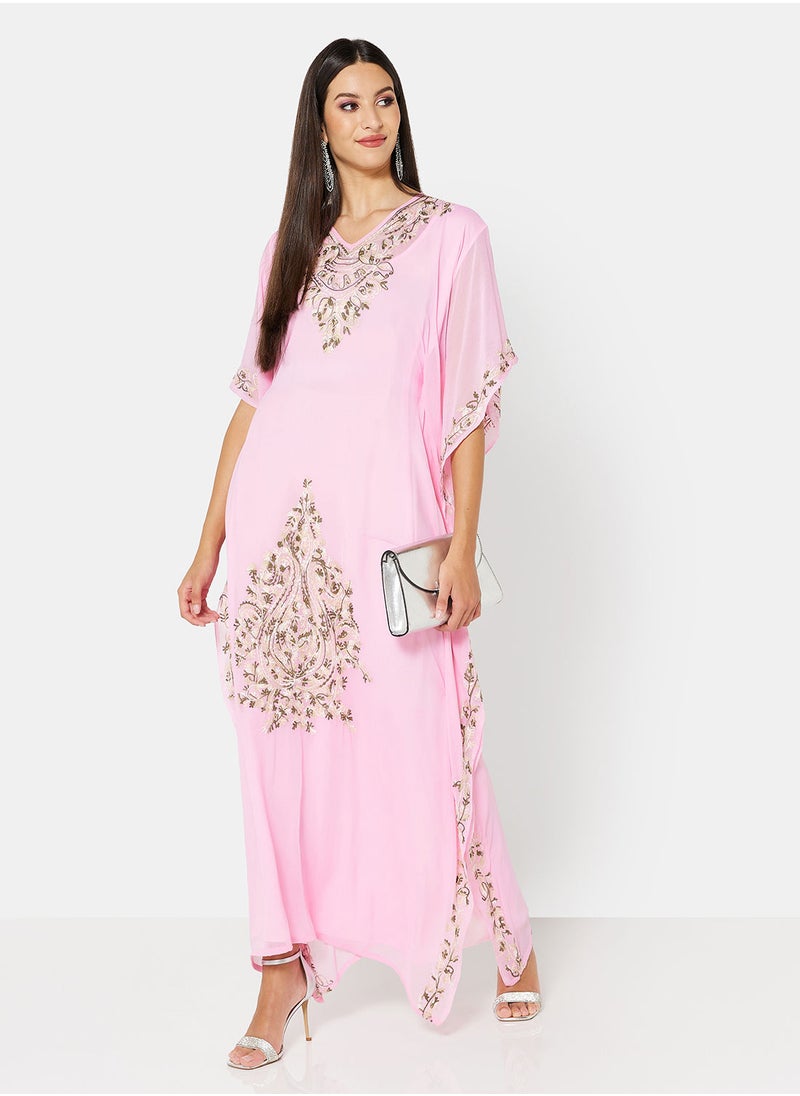 ARABIAN CLOSET EMBROIDERED KAFTAN  - Image 3