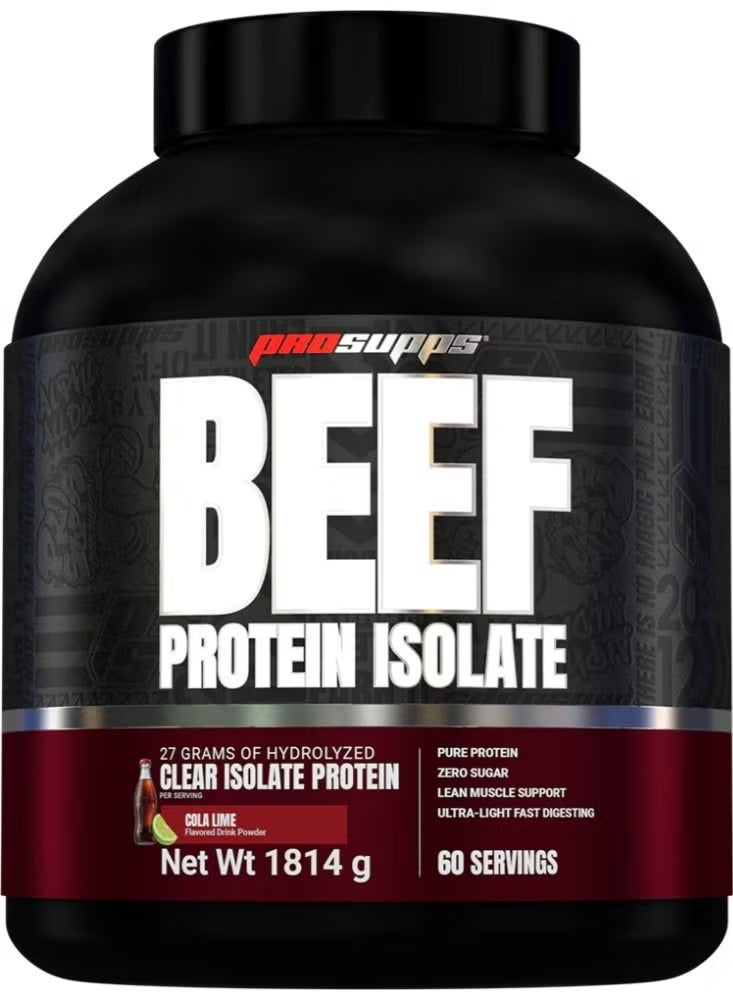 ProSupps Beef Protein Isolate powder 4lb Cola Lime - Image 1