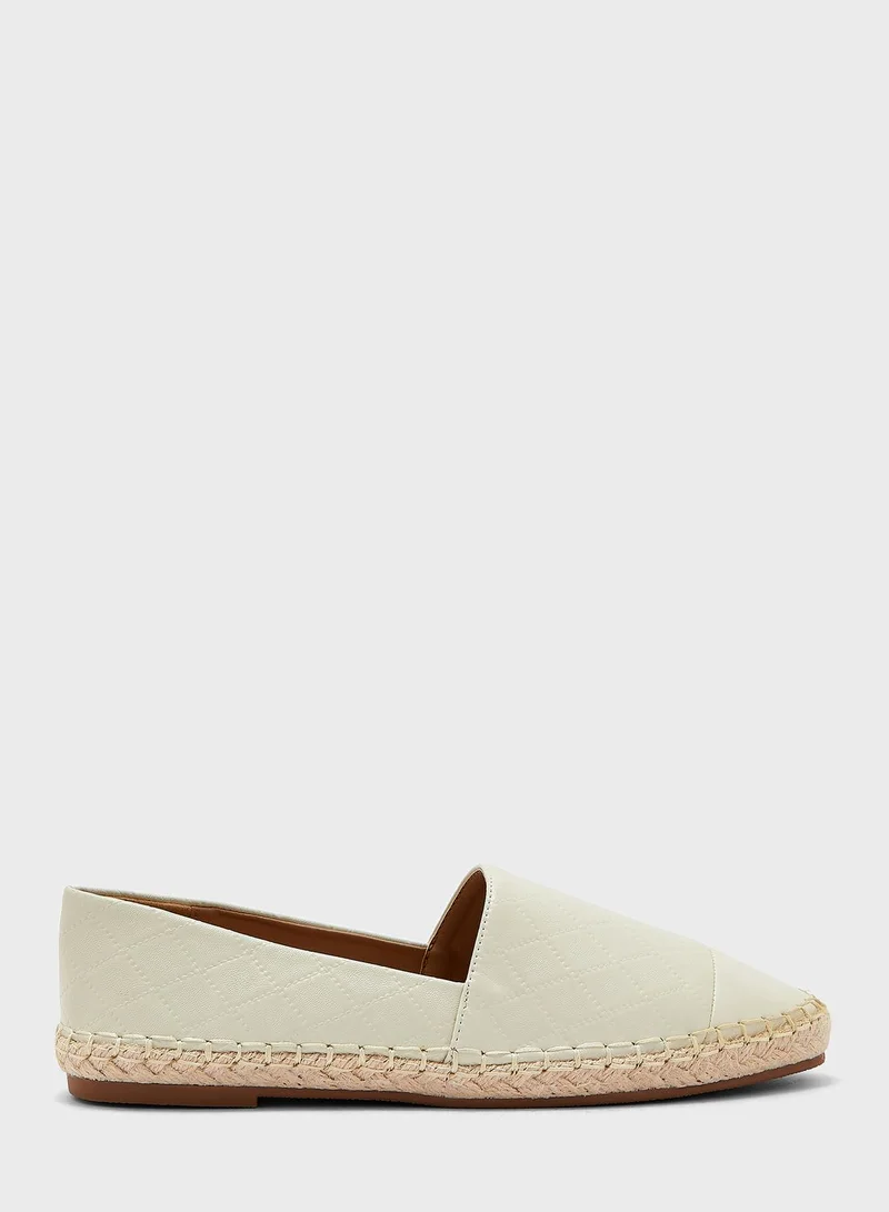 Ginger Tonal Weaved Toecap Espadrille