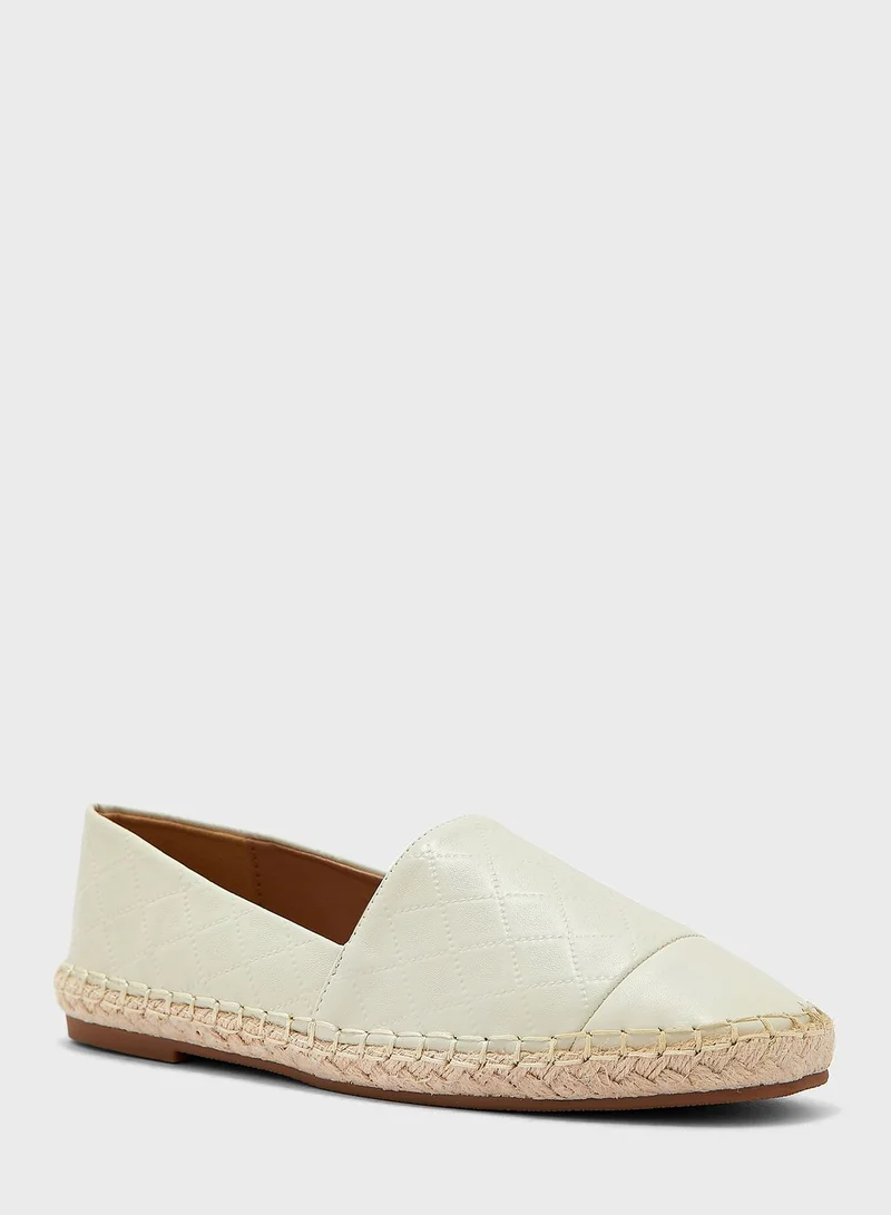 Ginger Tonal Weaved Toecap Espadrille