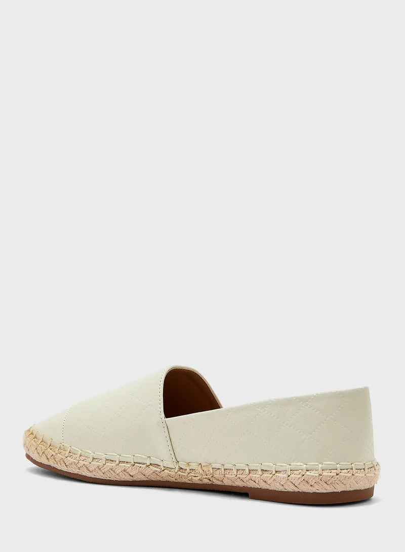 Ginger Tonal Weaved Toecap Espadrille