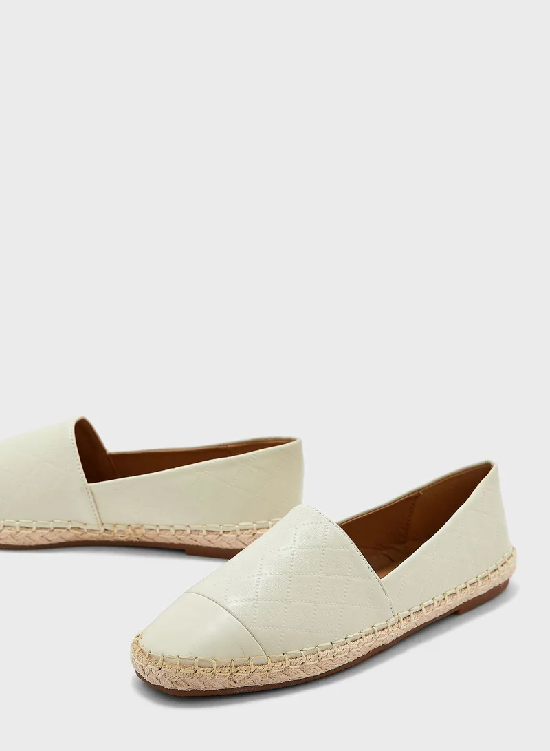 Ginger Tonal Weaved Toecap Espadrille