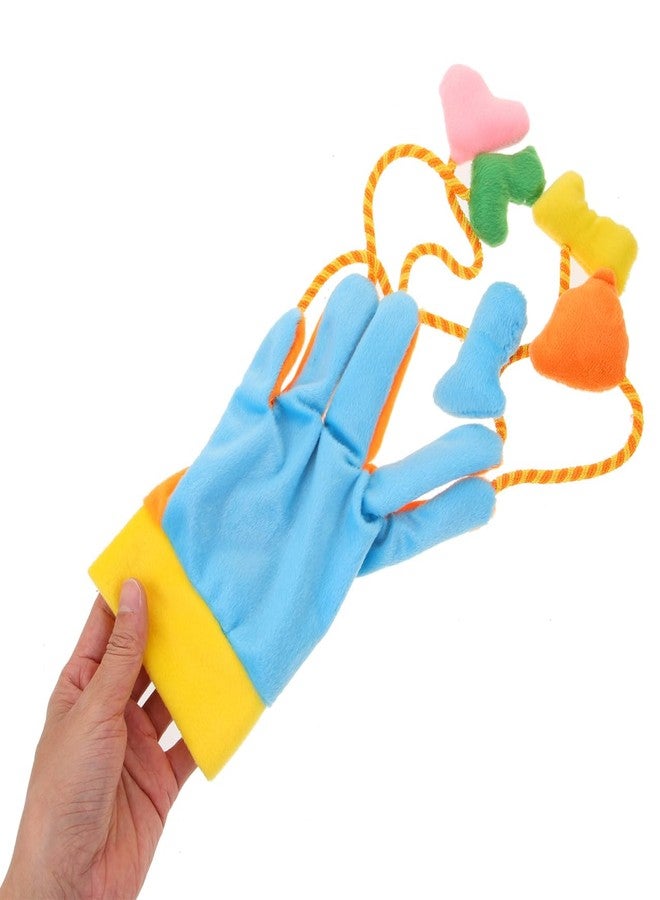 balacoo Funny Cat Gloves Toys: Stuffed Pet Teaser Mitten Five-Fingers Scratch Teasing Interactive Training Kitten String Toy for Indoor - Image 5
