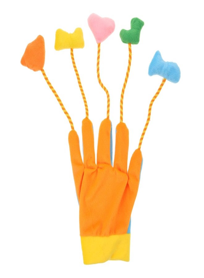 balacoo Funny Cat Gloves Toys: Stuffed Pet Teaser Mitten Five-Fingers Scratch Teasing Interactive Training Kitten String Toy for Indoor - Image 1
