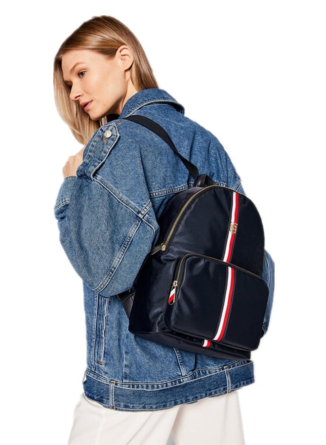 Tommy Hilfiger Plus Tommy Hilfiger Poppy Women Rucksack Backpack Dark Blue  - Image 2
