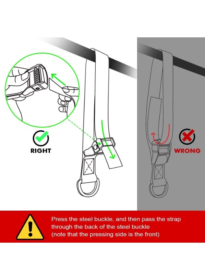 كيلا أشرطة مساعدة السحب، شريط مقاومة شديد التحمل لشريط السحب، وزن/حجم قابل للتعديل مع مسند للقدمين/الركبة من القماش، أشرطة مساعدة السحب لتدريب القوة، شريط مساعدة السحب - Image 2