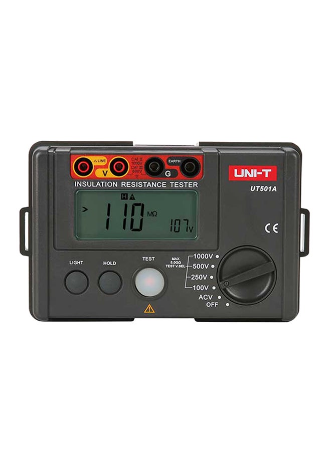 UNI-T UT501A Digital Insulation Resistance Tester Grey 150 x 100 x 71mm - Image 1