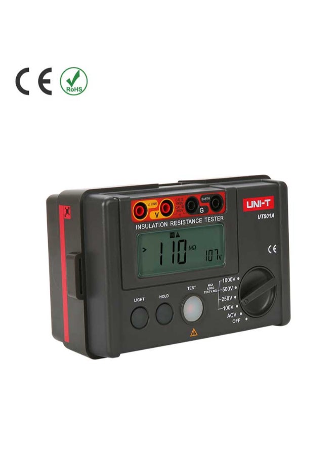 UNI-T UT501A Digital Insulation Resistance Tester Grey 150 x 100 x 71mm - Image 3