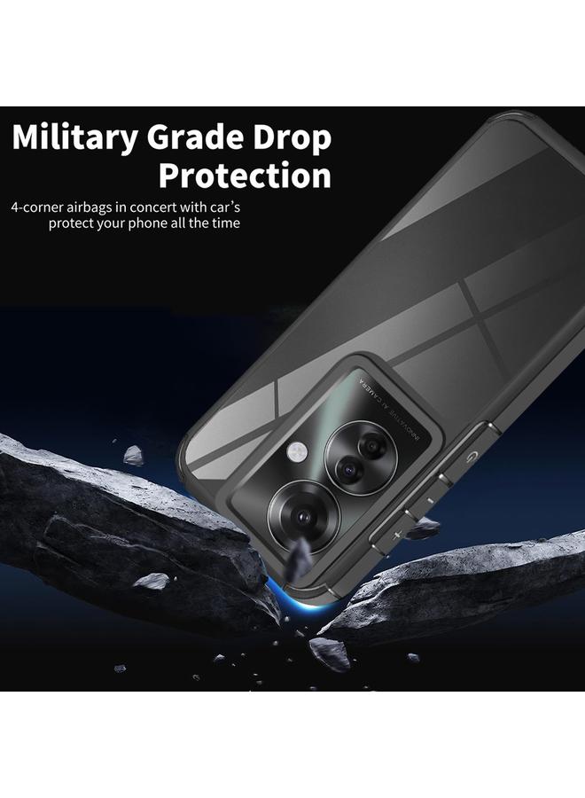 اس-توب جراب لهاتف OPPO F25 Pro 5G مصنوع من مادة الأكريليك والبولي يوريثين الحراري الشفافة المقاومة للصدمات - Image 4