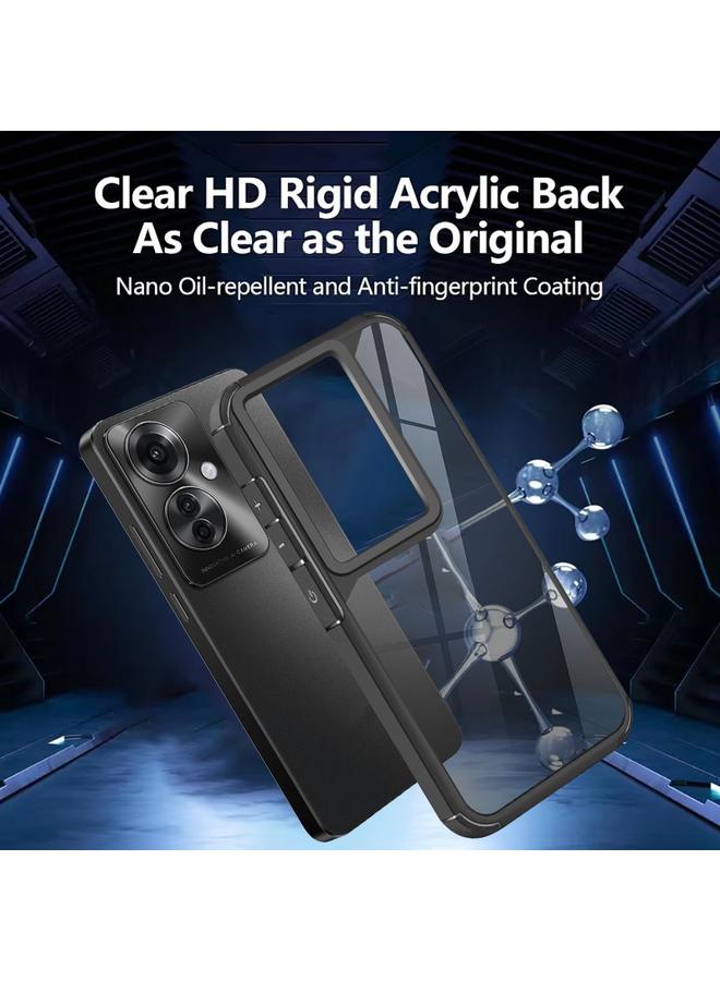 اس-توب جراب لهاتف OPPO F25 Pro 5G مصنوع من مادة الأكريليك والبولي يوريثين الحراري الشفافة المقاومة للصدمات - Image 2