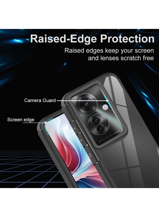 اس-توب جراب لهاتف OPPO F25 Pro 5G مصنوع من مادة الأكريليك والبولي يوريثين الحراري الشفافة المقاومة للصدمات - Image 3