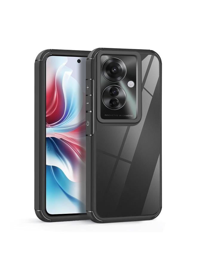 اس-توب جراب لهاتف OPPO F25 Pro 5G مصنوع من مادة الأكريليك والبولي يوريثين الحراري الشفافة المقاومة للصدمات - Image 1