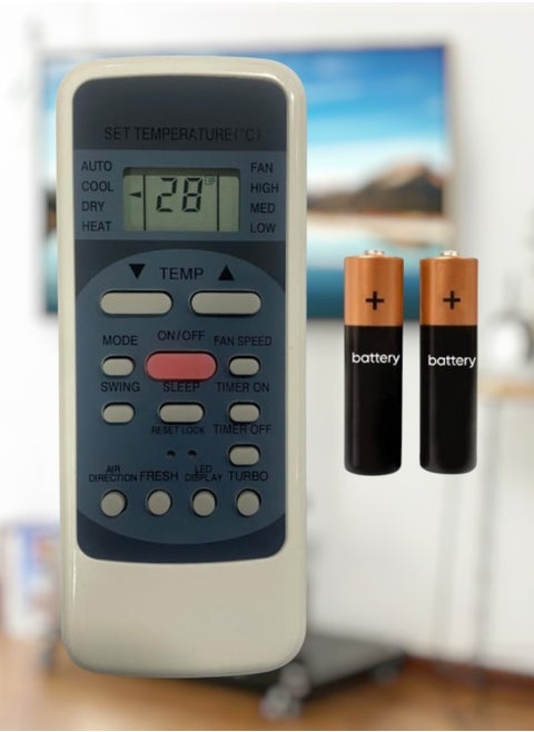 AC Remote No. 12 (No Backlight) Compatible/Replacement for Carrier AC Remote Control – Exact Match for Carrier Air Conditioners – Easy to Use, Reliable, and Fully Functional Remote Control