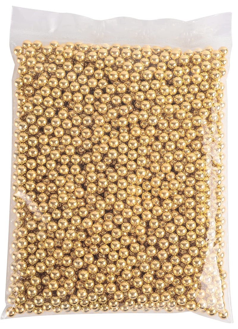 Sooyee Art Faux Pearls 1700-Pcs Loose Beads no Hole 1.1 Lbs (8mm,Ivory) for Vase Fillers, Table Scatter, Wedding, Birthday Party Home Decoration - Image 2