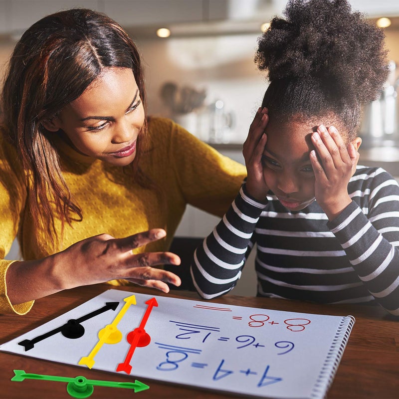 Tatuo 120 Pieces 4 Inch Arrow Spinners Board Game Spinner Plastic Arrow Game Spinners for School Party Supplies, 6 Colors - Image 4