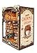 STRUCWOOD Book Nook KitDIY Dollhouse Kit Wooden Miniature Studio with Dust Cover Bookshelf Decor 3D Puzzle Book Nooks for Adults to Build Gift Caramel Dreams - Image 2