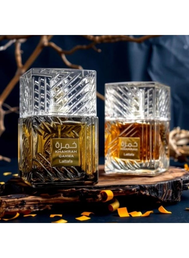 Lattafa Khamrah Coffee Eau de Parfum 100ml Unisex by Lattafa – Oriental Coffee & Vanilla Fragrance - Image 5