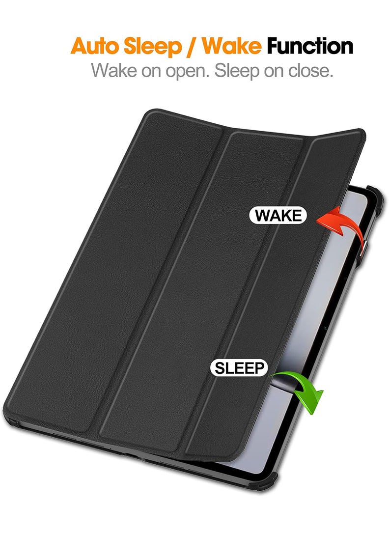 Theodor - Protective Flip Case For OnePlus Pad 2 (2024) & OnePlus Pad Pro (2024) With Trifold Stand Auto Wake Sleep Shockproof Cover Hand mouse pointer - Image 1